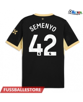 Günstige Manchester City Antoine Semenyo #42 Auswärtstrikot 2026-27 Kurzarm